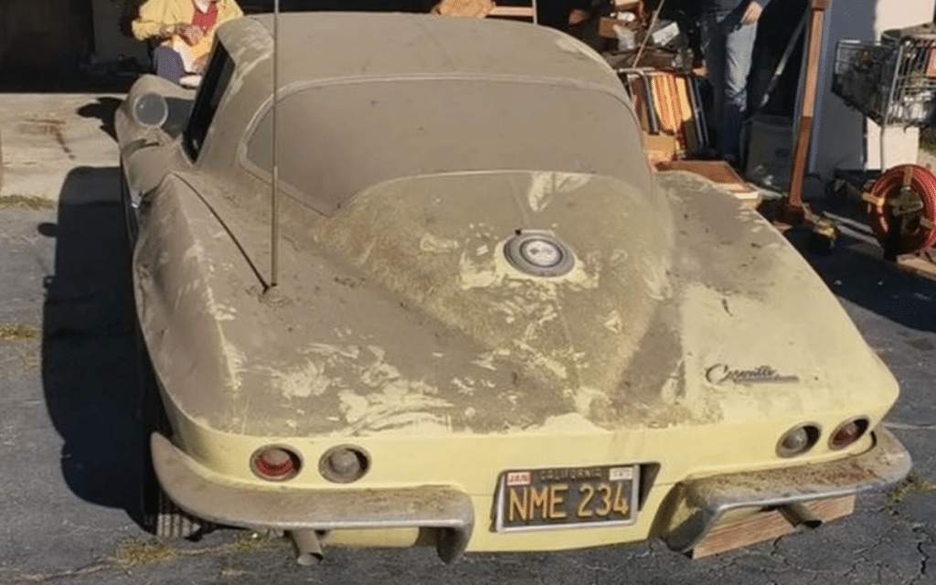 Man saves 1965 Chevy Corvette from garage after 45 years, to see if he can get it back on the road