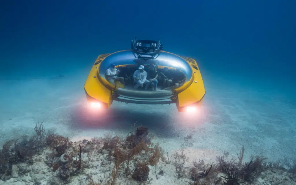 This luxury sub has surround sound, mood lighting, and underwater views for days