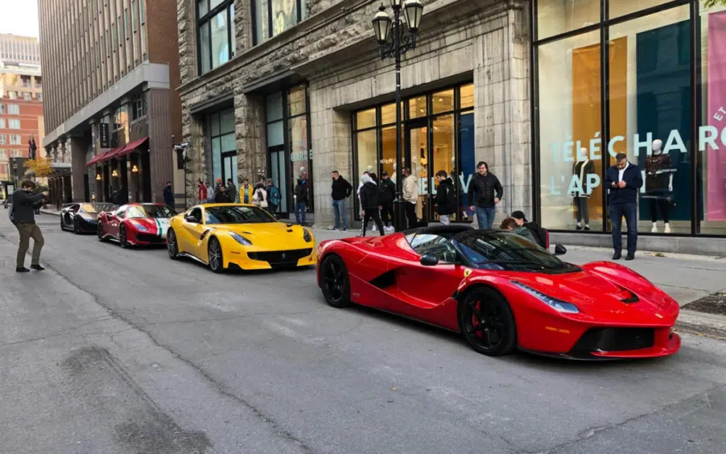 A Ferrari SF90XX and Lamborghini Revuelto outshined the F1 cars at Montreal’s wildest car meet