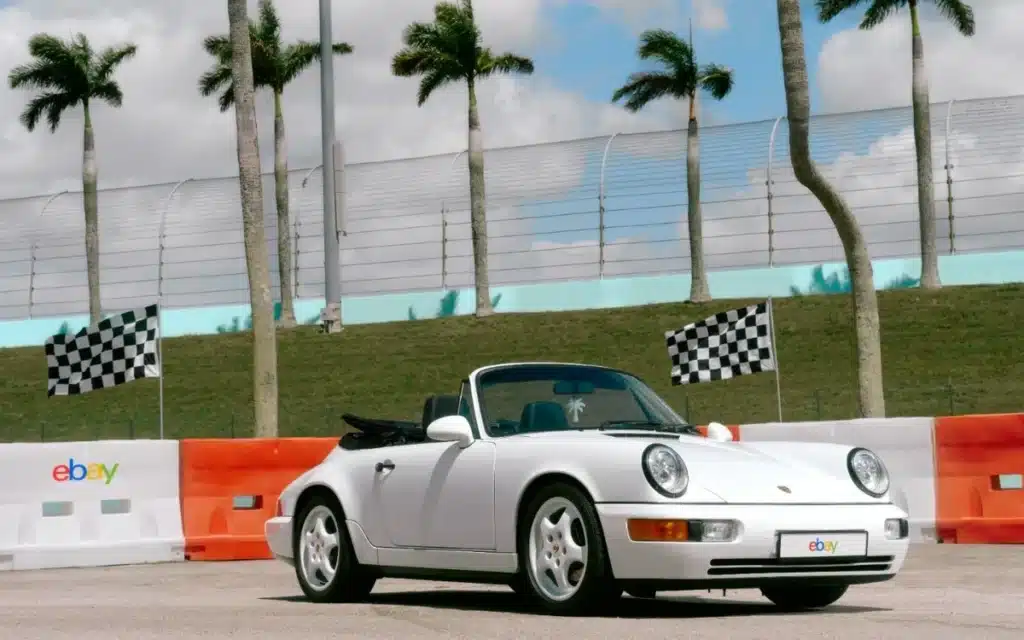 eBay unveiled a magnificent customized Porsche 911 at F1 Miami