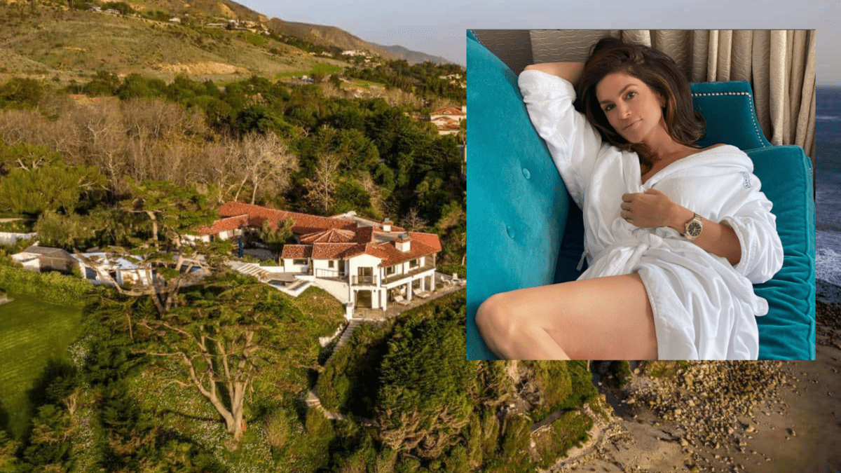 Inside Cindy Crawford's Malibu home which is on the market for a cool $99.5 million