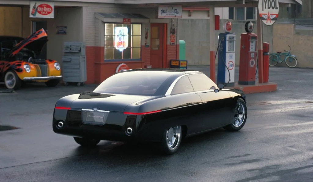 Unveiled in 2001 at the North American International Auto Show - aka the Detroit Auto Show - the Ford Forty-Nine was a retro-styled concept that unfortunately never made it to production