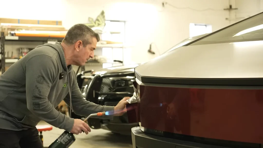 Idaho man learns the hard way why you should not unwrap your Tesla Cybertruck