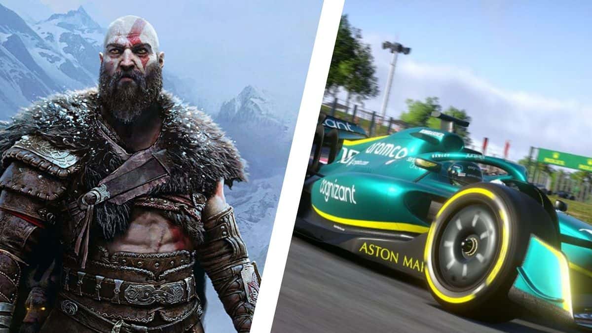 God of War and F1 22 games will be released in 2022.