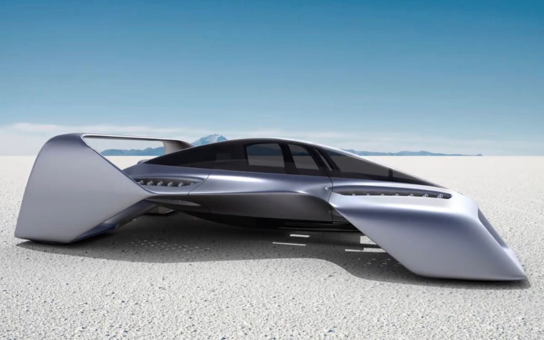 This flying supercar is straight out of a Sci-Fi movie 