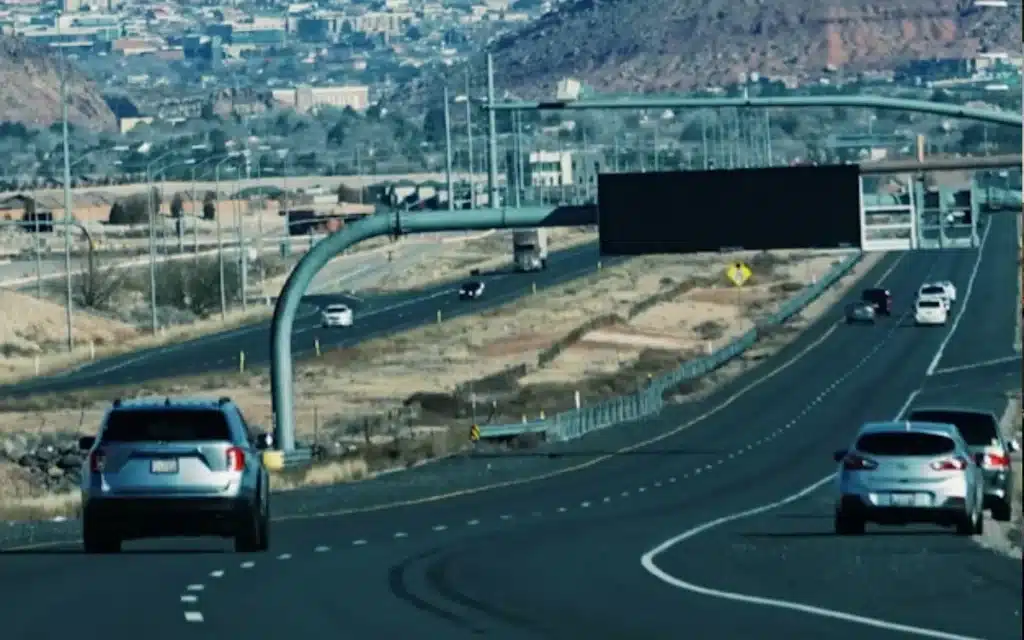 One British driver who drove through American states like Colorado and Utah has claimed it was 'incredibly stressful' thanks to typical US driving habits