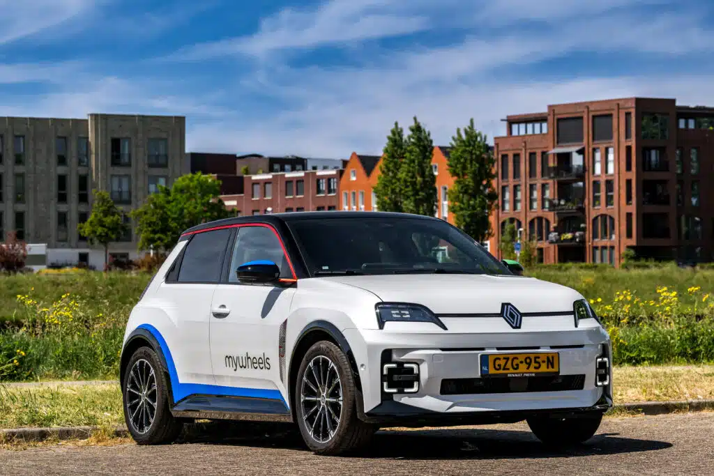Renault 5 EV in Utrecht, Netherlands, as part of the V2G sharing scheme