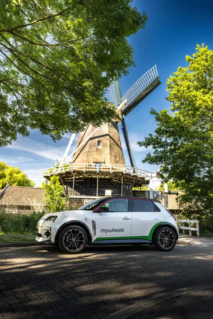 Renault 5 EV in Utrecht, Netherlands, as part of the V2G sharing scheme