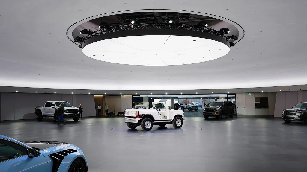 James Bond villain's lair style showroom in Fords new HQ