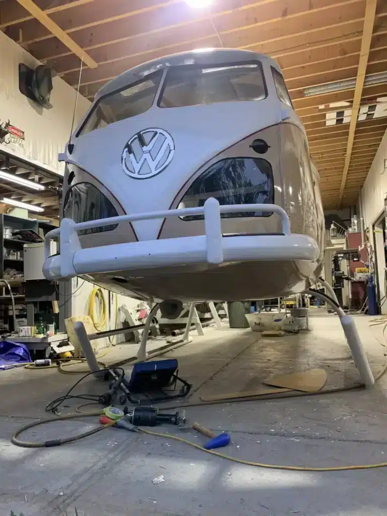 Canadian has used a Volkswagen Bus and an Airbus H125 to create a VW helicopter