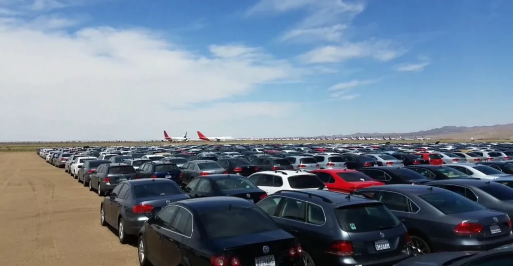 There's still 350,000 Volkswagen and Audi cars sitting abandoned in the Mojave Desert and this is what their future looks like