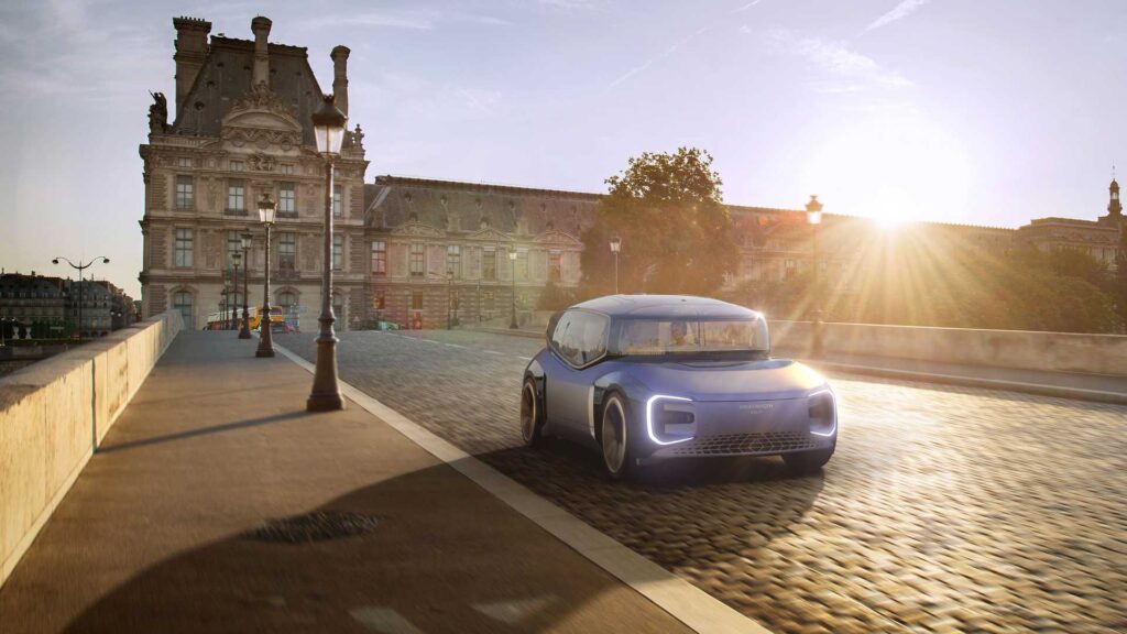 Volkswagen autonomous concept in the city