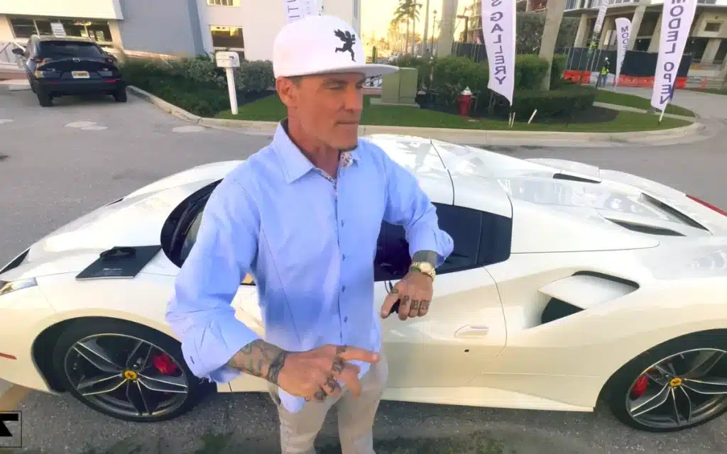 Vanilla Ice Ferrari F8 Spider