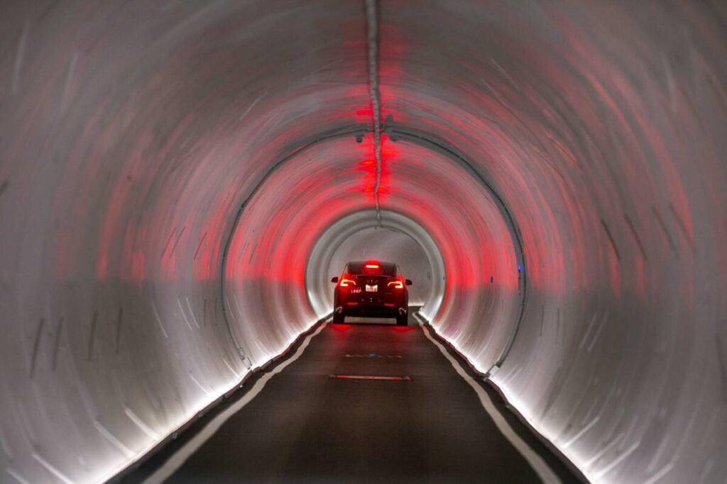 Vegas Loop tunnel