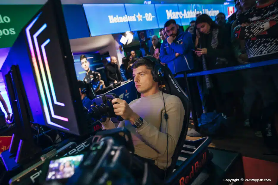 Max Verstappen is a renowned gamer - and even once competed on a racing simulator just hours before an actual F1 race.