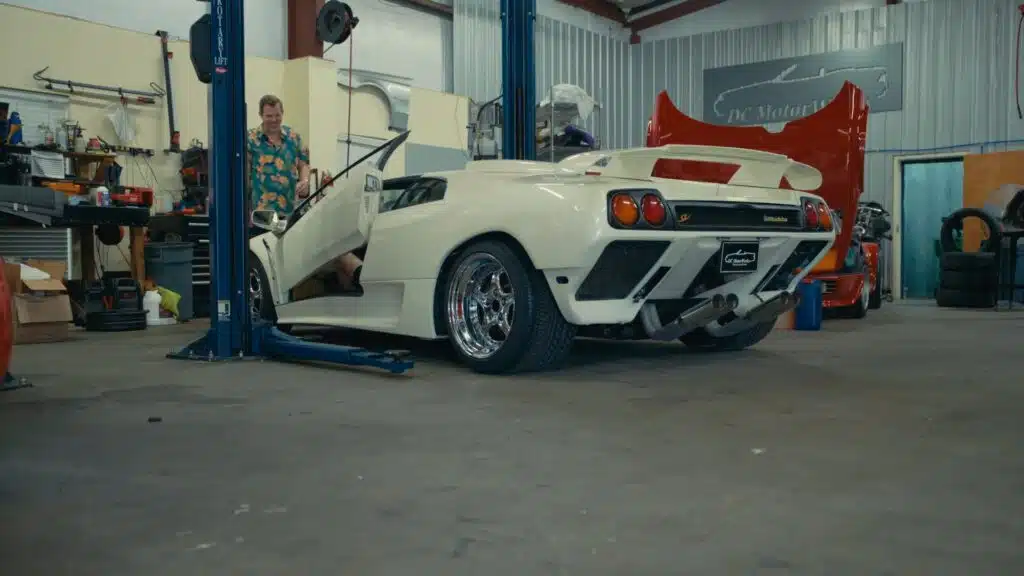 V12 Lamborghini Diablo supercar from VIctoria's Secret finally on the road again after 14 years
