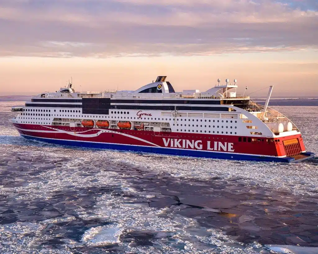 This futuristic ferry will glide across the Gulf of Finland, carry 650 cars and not burn a drop of gas
