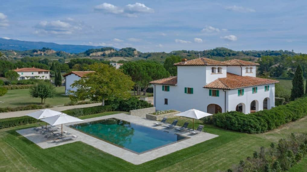 Villa Astra near Florence is set on a lush estate.