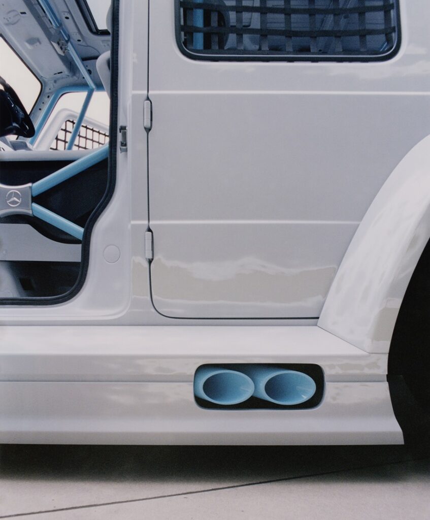 Virgil Abloh G-Wagen tailpipes