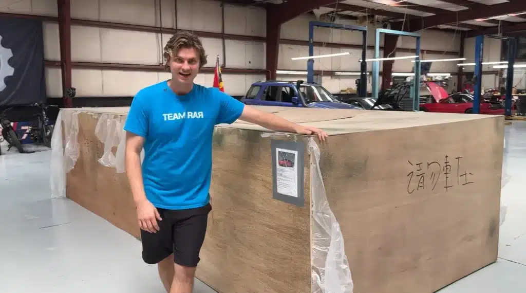 A YouTuber bought a cheap Bugatti from an Alibaba car listing, but the delivery revealed a foam Bugatti replica instead of a real supercar