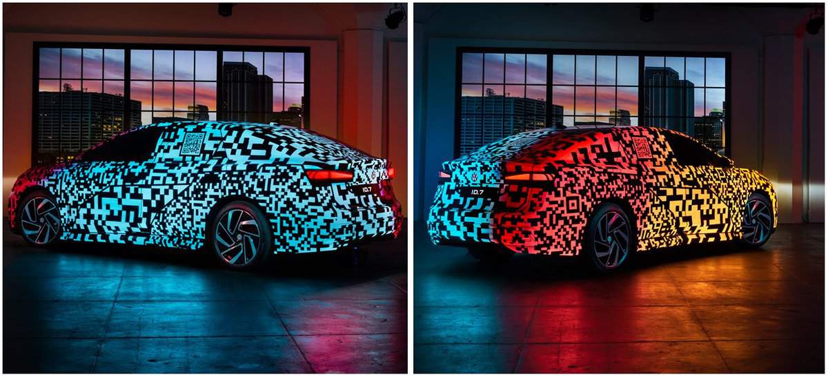 The new Volkswagen ID.7 is here with the coolest paint ever