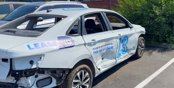 This American man entered a leased Volkswagen Jetta into a demolition derby and it went about as well as you'd expected