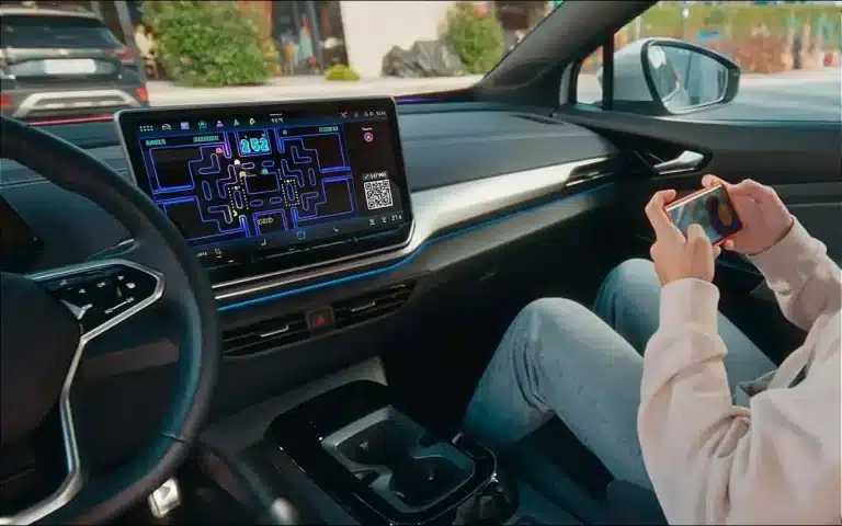 Volkswagen Pac-Man in-car gaming