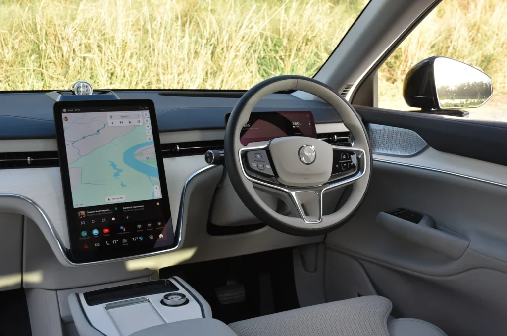 Volvo EX90 electric SUV offers LED headlights, LiDAR safety tech, strong range and a practical design for modern EV buyers