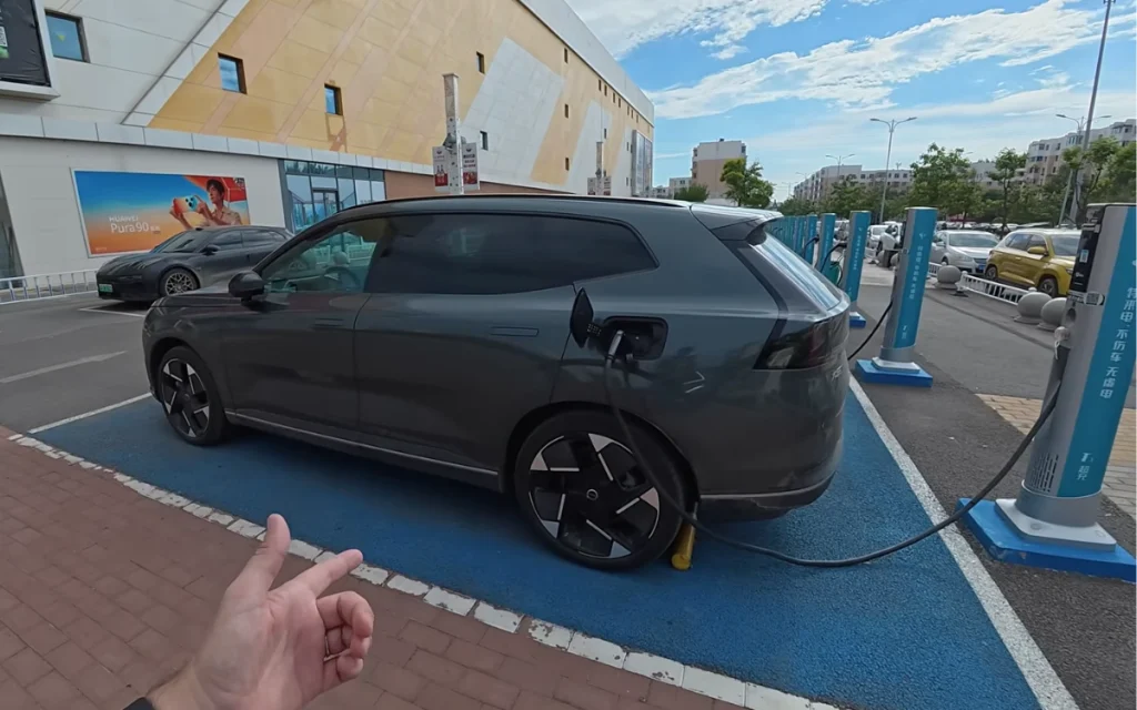British family living in China charge an EV to see how much it costs in the country and are left shocked