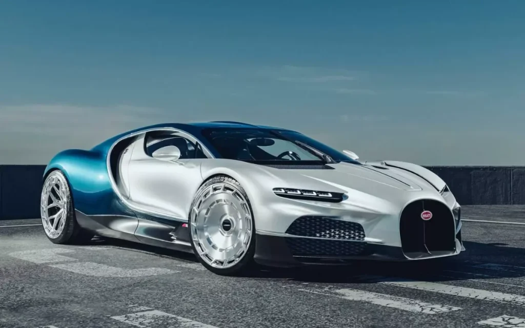 The $4,500,000 Bugatti Tourbillon hasn't even been released yet - but it has already been fitted with some aftermarket wheels