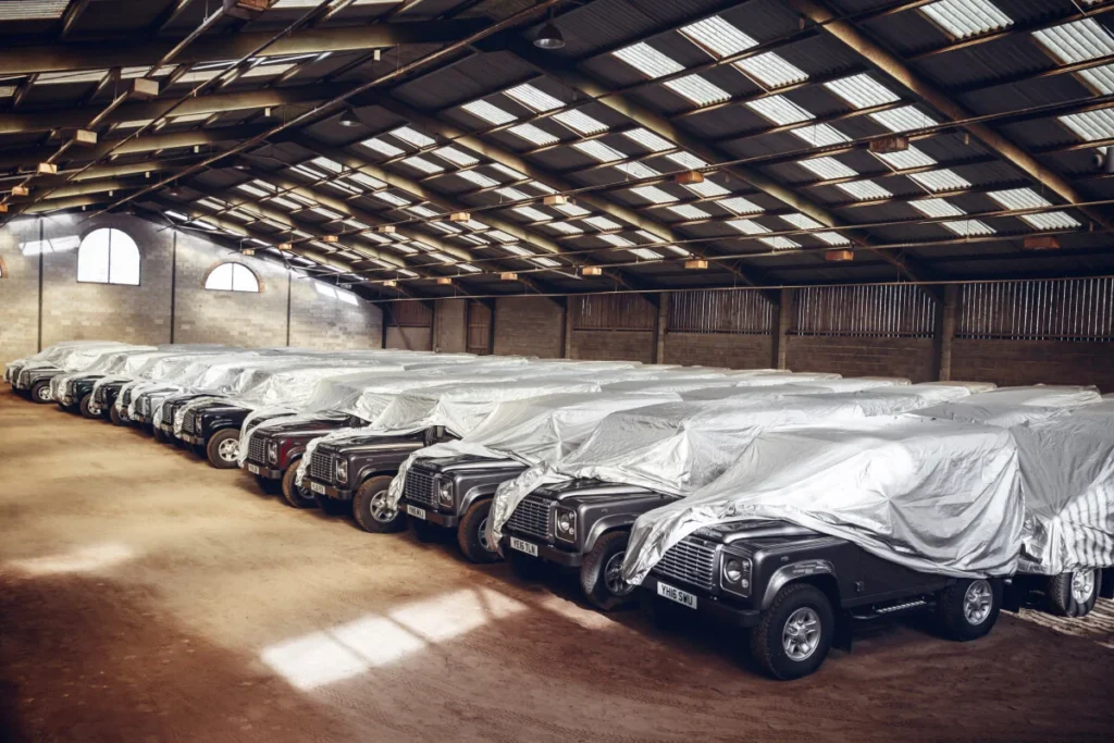 Charles Fawcett bought 240 Land Rover Defenders for his company, Twisted, turning the cars into a very notable car investment