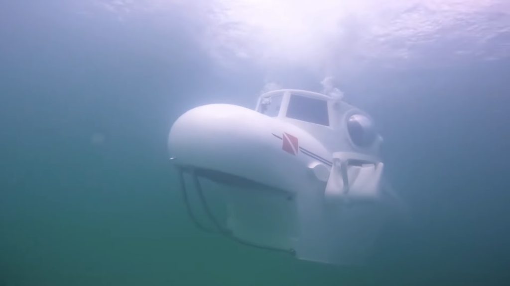 This man has been using a 1998 submarine to explore the depths of a Florida river with surprising results