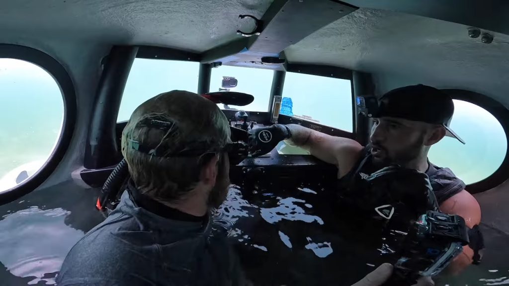 This man has been using a 1998 submarine to explore the depths of a Florida river with surprising results