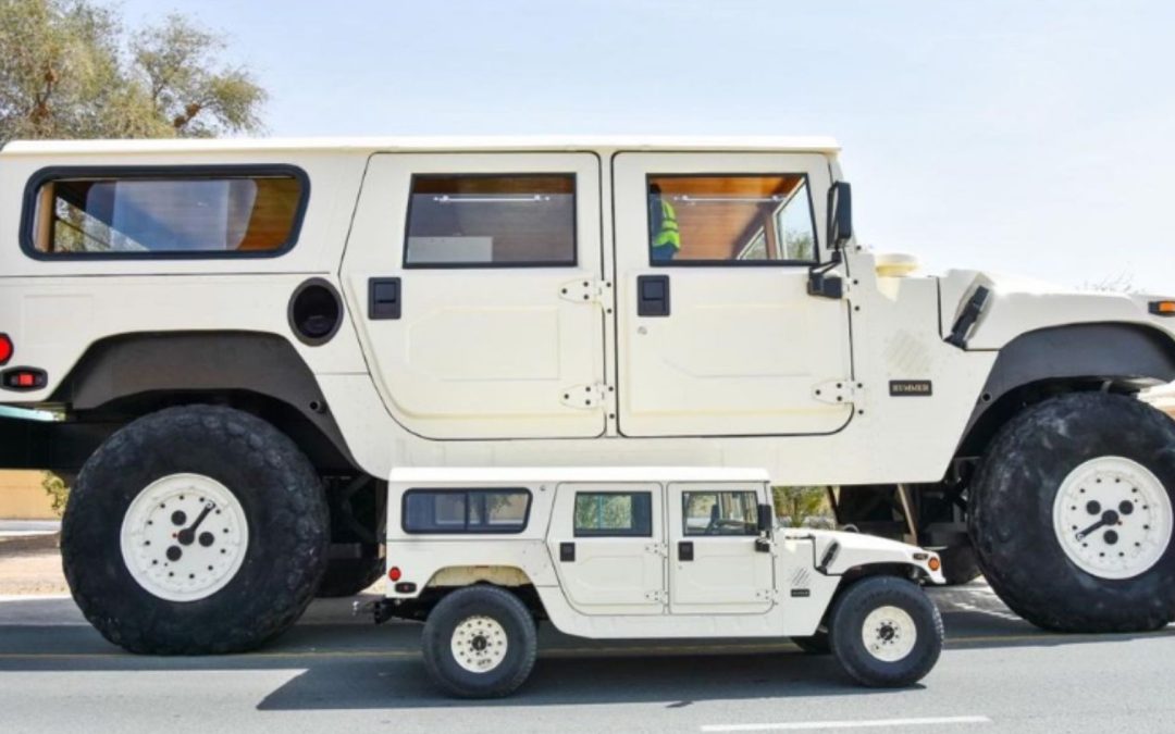 The world’s biggest Hummer is as long as a humpback whale and makes cars look like toys