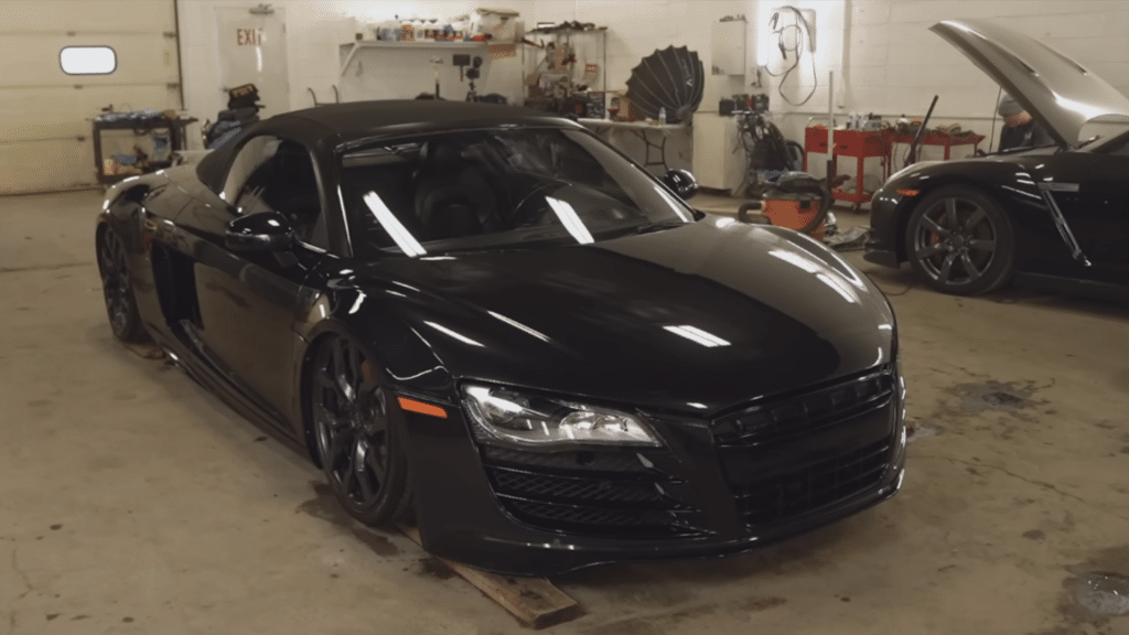 Watch the incredible restoration of abandoned Audi R8