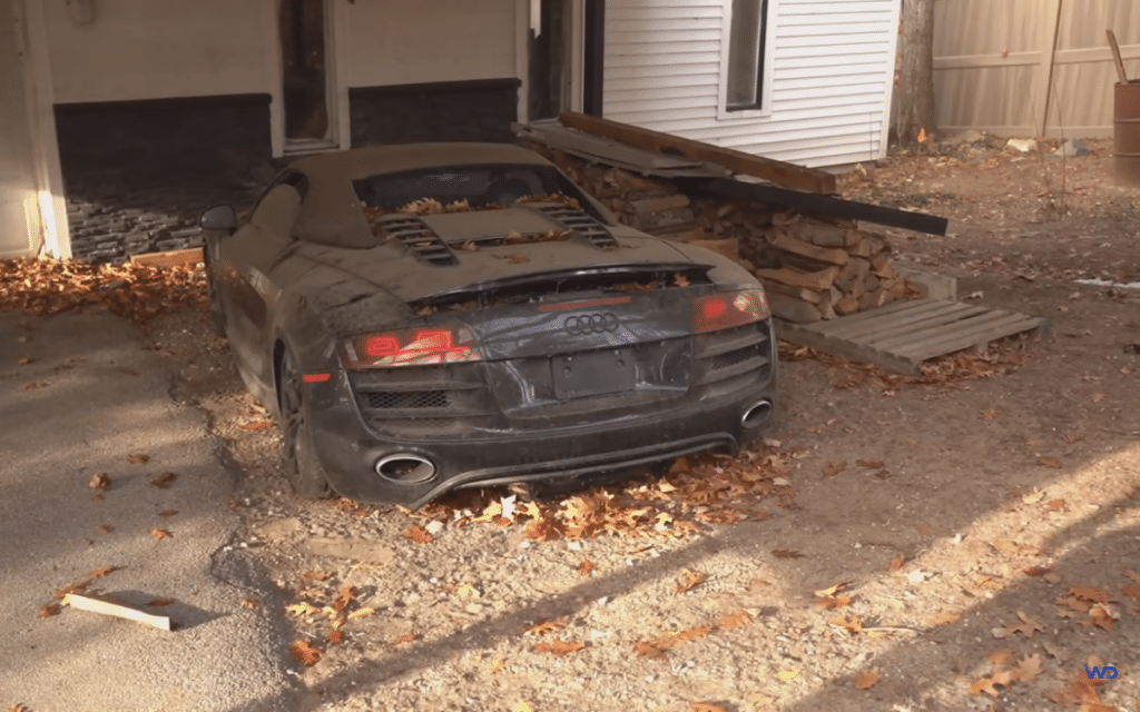 Watch the incredible restoration of abandoned Audi R8