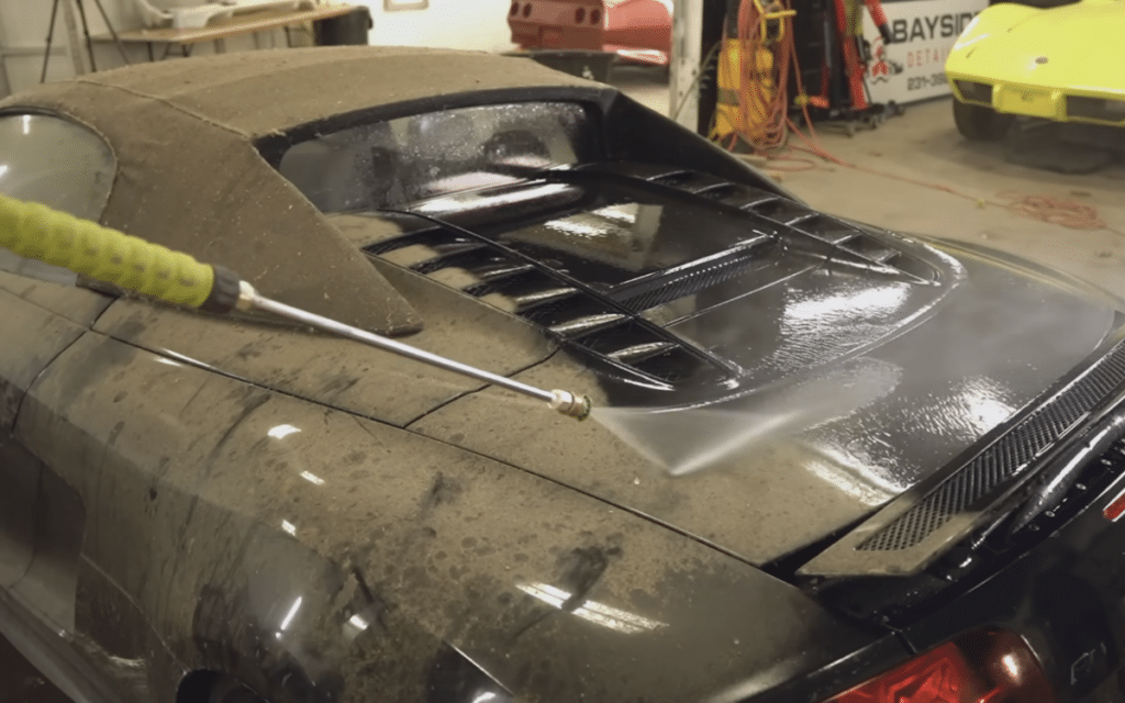 Watch the incredible restoration of abandoned Audi R8