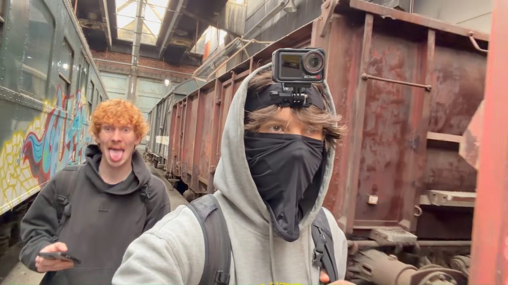 Explorers find hundreds of rotting trains in abandoned warehouse and many are holding dark secrets