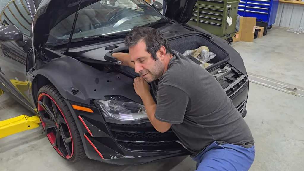 Florida man buys $250,000 Audi R8 supercar with a dead part that Audi no longer makes then has genius idea