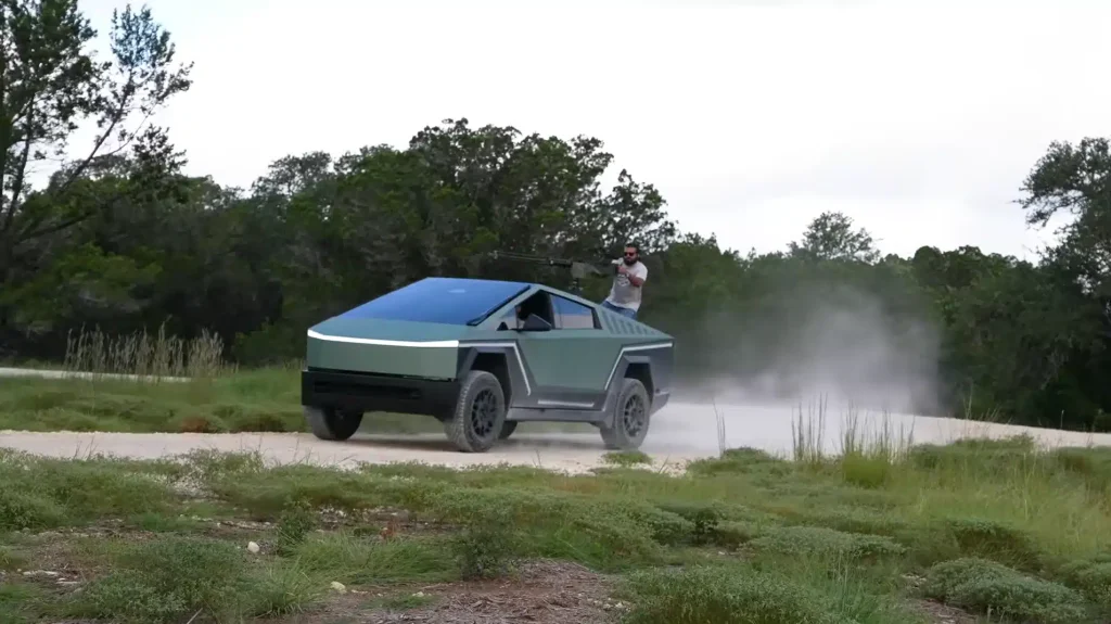 Tesla Cybertruck with Halo Warthog wrap
