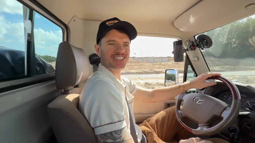 WhistlinDiesel travels to Dubai for a Land Cruiser that Americans can’t buy then puts it through harsh desert test