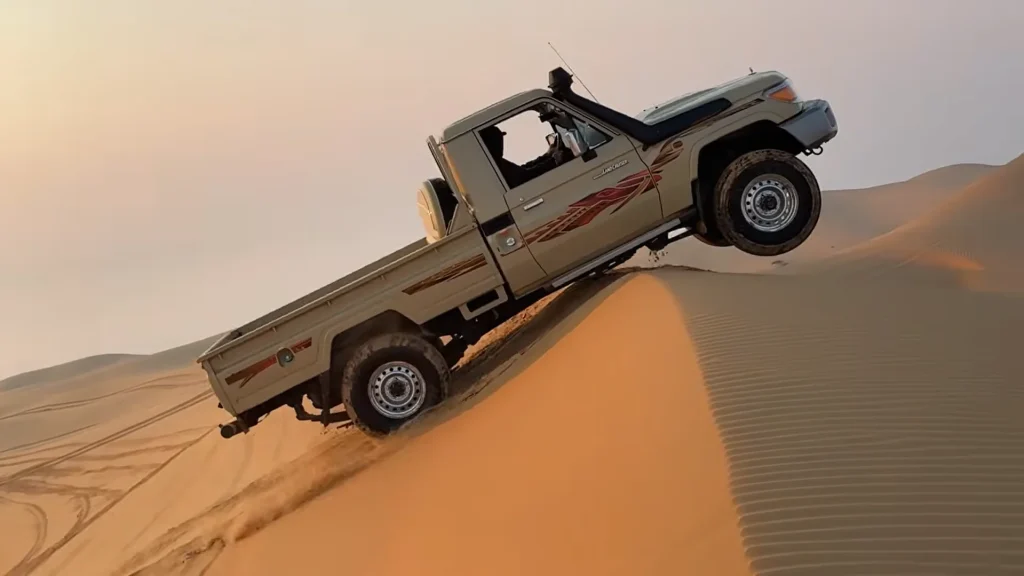 WhistlinDiesel travels to Dubai for a Land Cruiser that Americans can’t buy then puts it through harsh desert test