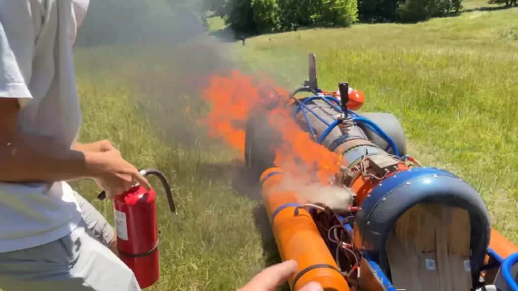 WhistlinDiesel attempts to build a 3,000HP jet car from an old F1 shell but it sets on fire and causes a $70,000 loss