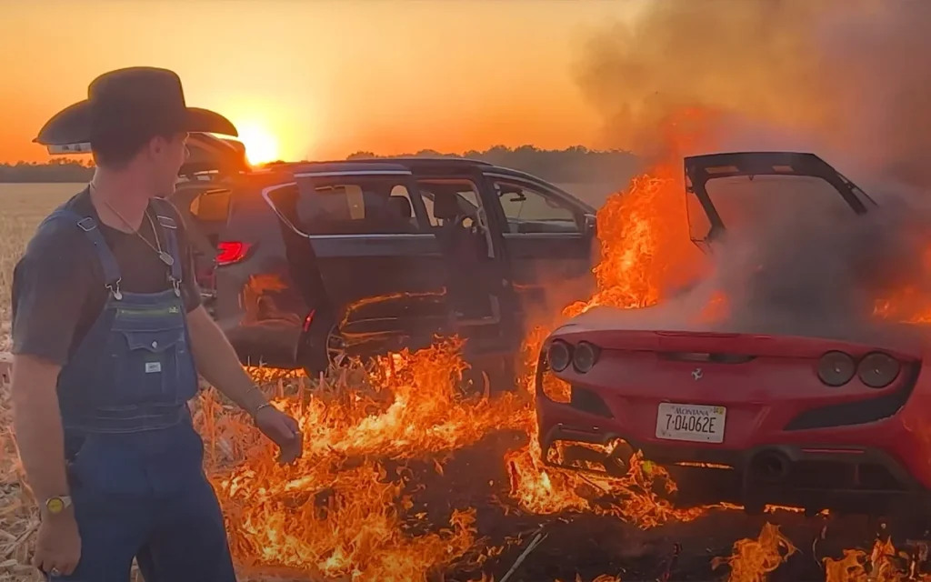 Popular YouTube personality Cody Detwiler - AKA WhistlinDiesel - has confirmed that he has been arrested over a Ferrari F8 Tributo that he destroyed