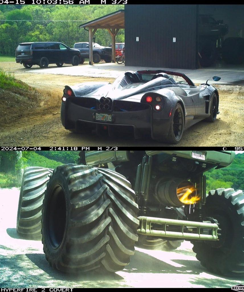 WhistlinDiesel set up cameras all over his Tennessee ranch and the images he managed to capture have to be seen to be believed