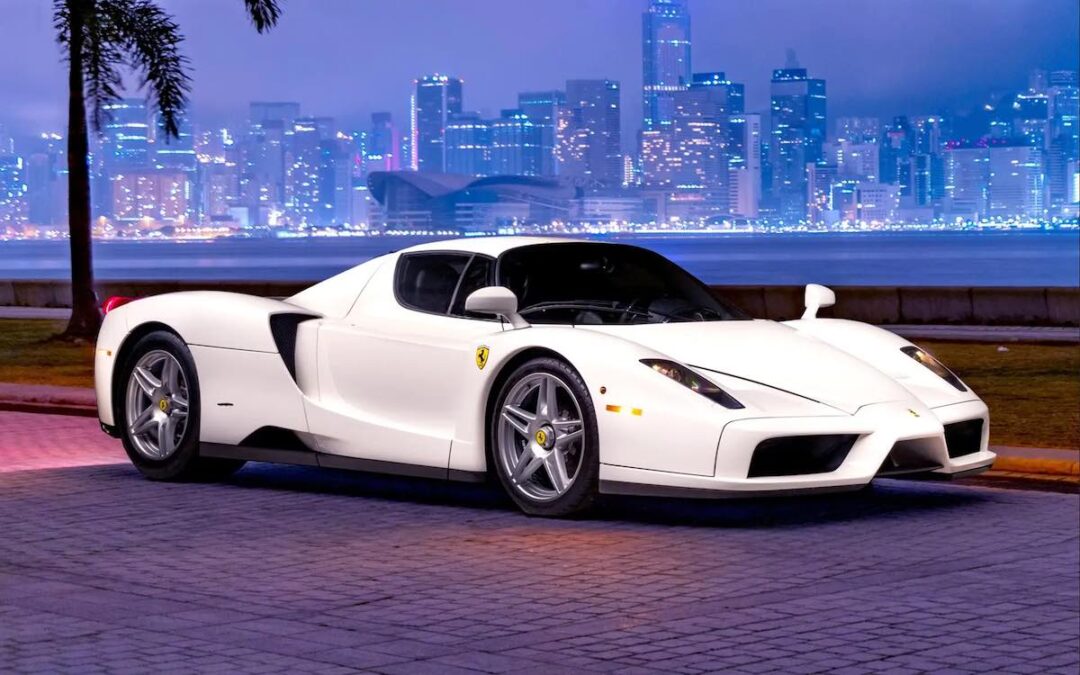 The only white Ferrari Enzo ever made is up for auction