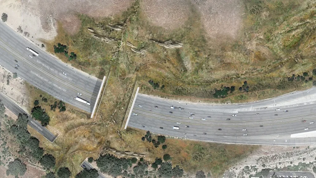 World's biggest wildlife bridge in California is nearly finished three years later