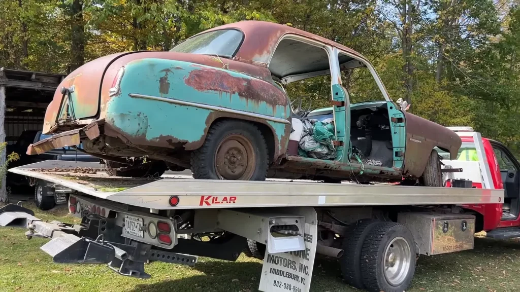 Dodge Coronet classic car abandoned with spooky finding