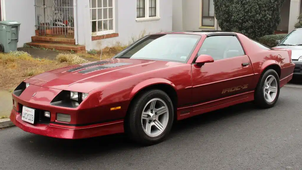 Chevrolet Camaro IROC-Z Will Smith's first car