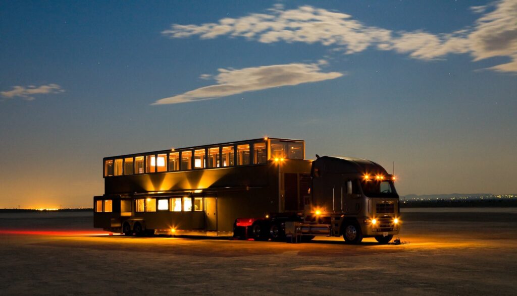 Will Smith's motorhome exterior